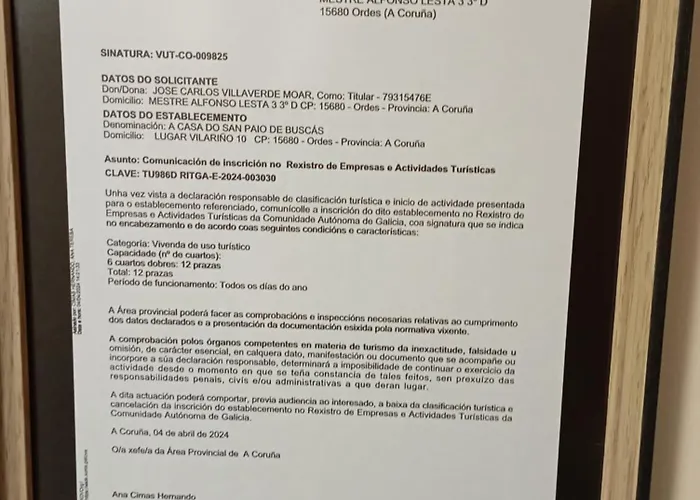 Gasthuis A Casa Do San Paio De Buscas Ordes